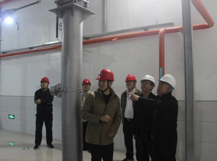 王志宏带队到公司所属水库发展水库汛前防汛备汛及安全出产查抄