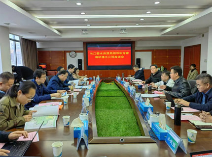 长江委水资源局局长夏细禾到麻将胡了公司调研