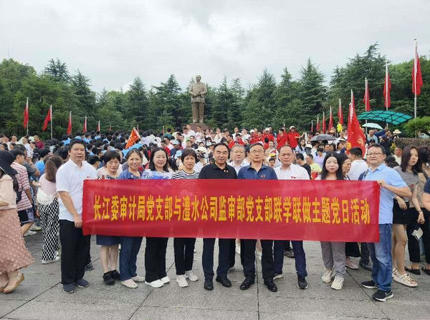 长江委审计局党支部与麻将胡了公司监审部党支部结合发展联学联做主题党日活动