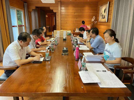 省水利厅赴溇江国度水利景致区发展复核工作