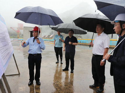 国度防总工作组查抄领导皂市水库防汛工作