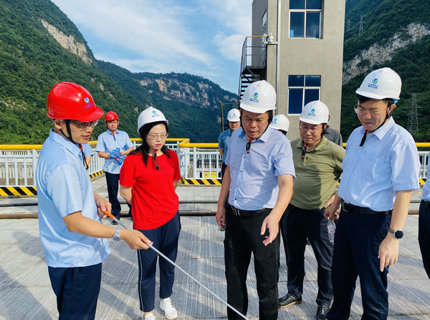 胡甲均调研宜冲桥项目前期工作并查抄麻将胡了公司水库安全度汛工作