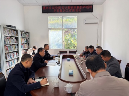 徐磊调研公司村落振兴助扶工作
