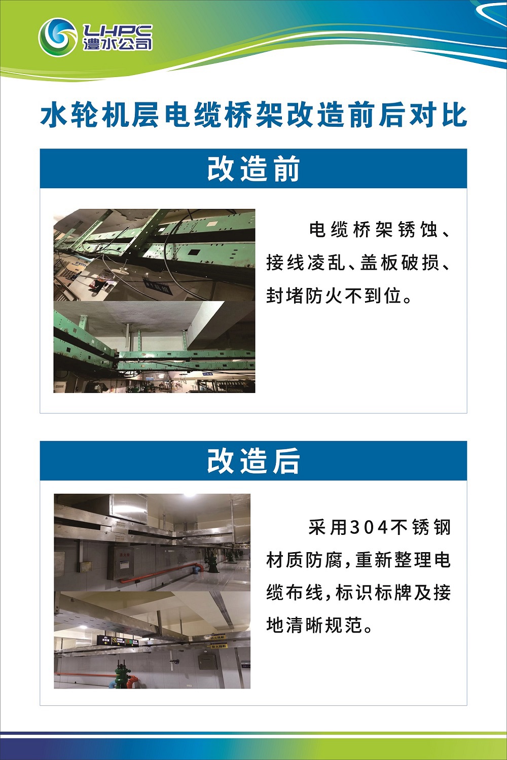 江垭电缆桥架刷新成效