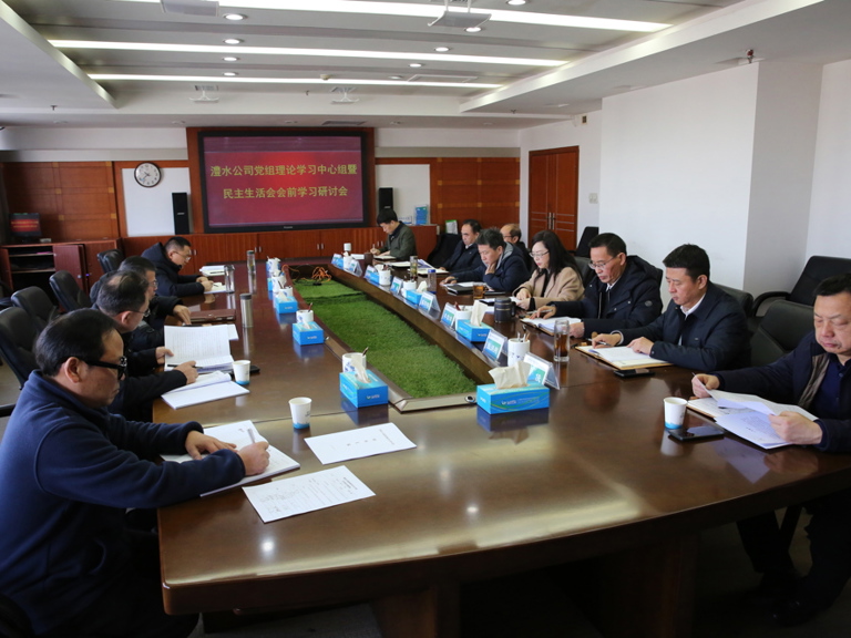 公司党组召开理论进建中心组暨2025年度民主生涯会会前集中进建钻研